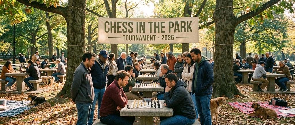 Winter Chess In The Park